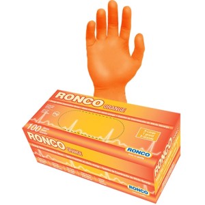 Orange Nitrile 4mil Examination Glove Powder Free X-Large 100x10